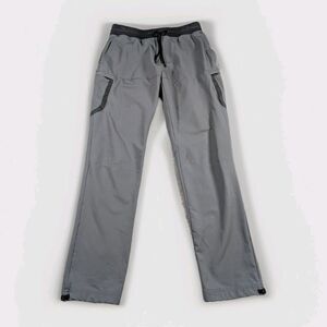 Under Armour Unstoppable Cargo Pants Mens L Gray Woven Elite Drawstring